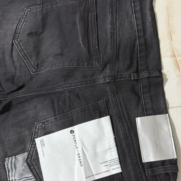 Distressed Black Jeans
